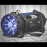 XX. Y P de 137j Altavoz Bluetooth Boom Box (NFC) con Radio FM Integrado, Entrada de batería/Audio para micrófono/Instrumento Musical/Reproductor MP3/Puerto USB Negro