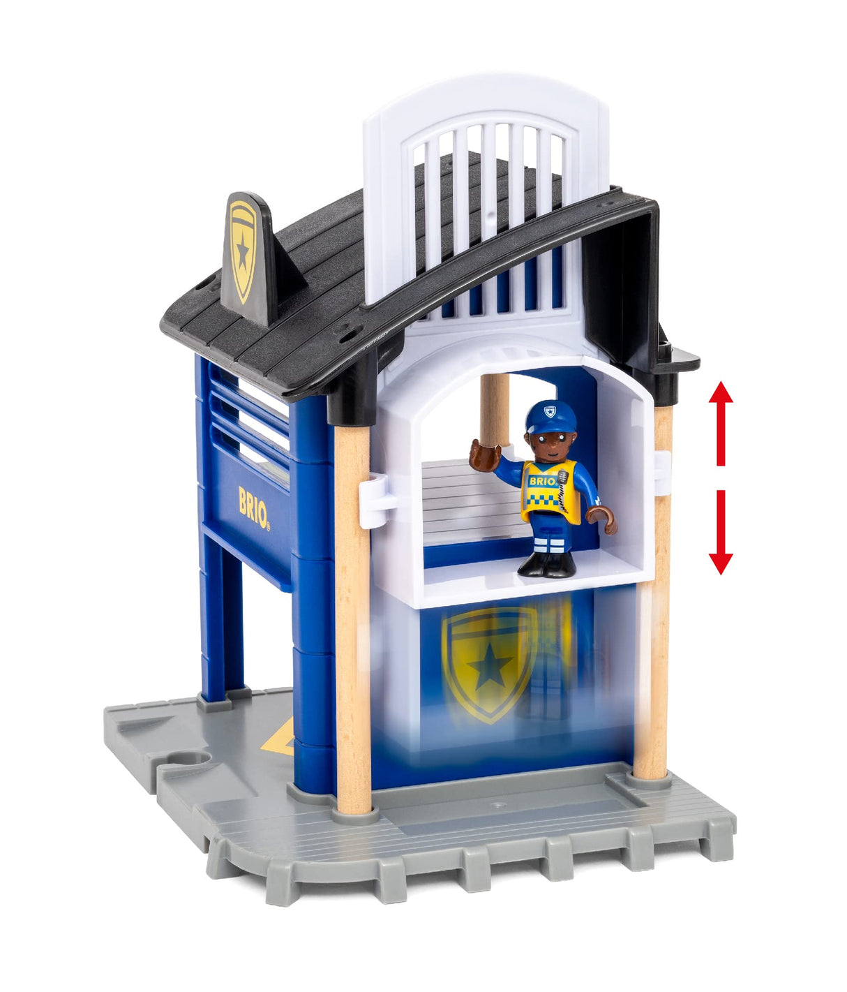 BRIO World - Set Ferroviario Equipo de Rescate, World Ferrocarriles, Set de Construcción de Madera, Juguete para Niños y Niñas 3+ Años, 44 Piezas