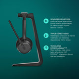 EPOS Impact 1061T ANC Stereo Bluetooth Headset Teams Zertifiziert mit Active Noice Cancelling (ANC) INKL. kontaktlose Ladestation