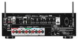 Denon AVC-S670H Receptor AV 5.2 Canales, Sonido Dolby Surround, 6 entradas HDMI y 1 Salida, HDMI 8K, Bluetooth, Wi-FI, AirPlay 2, HEOS Multiroom, Compatible con Alexa, Negro, AVCS670HBKE2