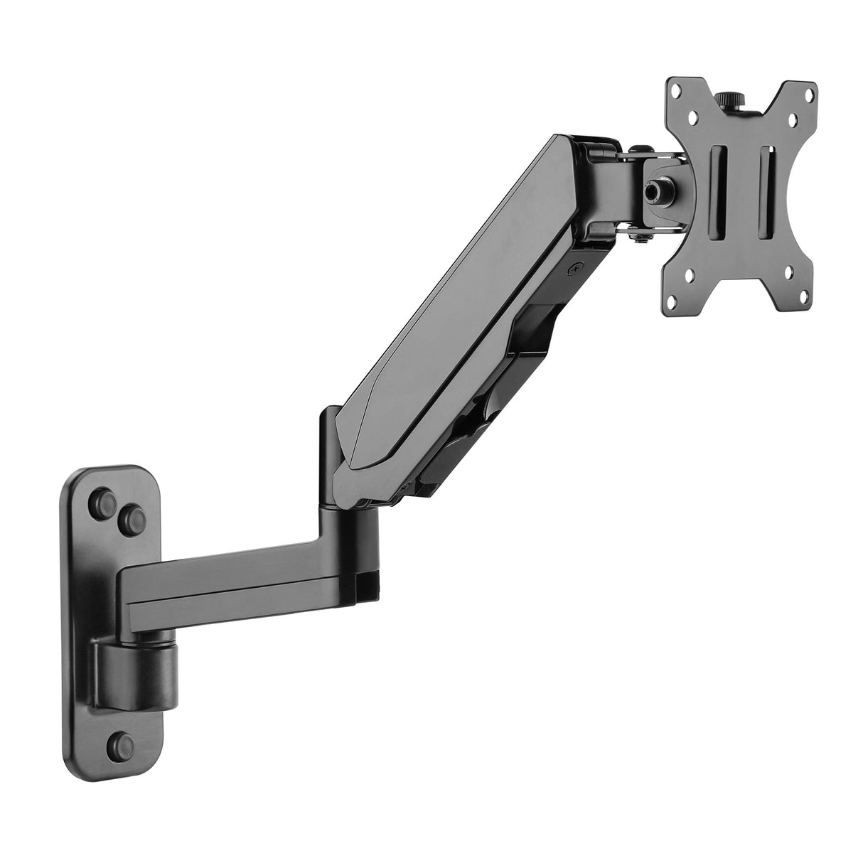 RICOO Soporte Monitor Pared Giratorio Inclinable Pantalla PC 17-32" (43-81cm) S4511 Brazo articulado Televisor LED LCD Curvo VESA 75x75-100x100