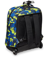 Appack Mochila con Ruedas BIG TROLLEY APPAK, Blue Deep - Mochila 2 en 1, Mochila Escolar con Carro, Crossover System - Bolso Escolar Niñas, Niños y Adolescentes - Bols. Frontal Bolsillo con Cremallera