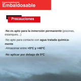 Fischer - Pintura impermeabilizante embaldosable 15L para terrazas, tejados, transitable, Gris