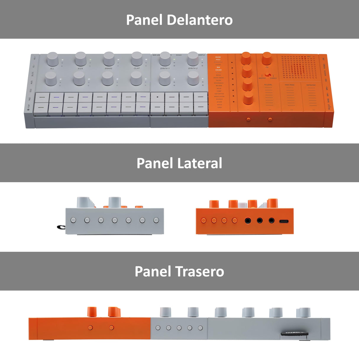 Yamaha SEQTRAK Mobile Music Ideastation – Estudio de Producción Musical Todo-en-Uno con Motores de Sonido Duales, Muestreo Integrado, Altavoz Incorporado y Batería Recargable – Naranja