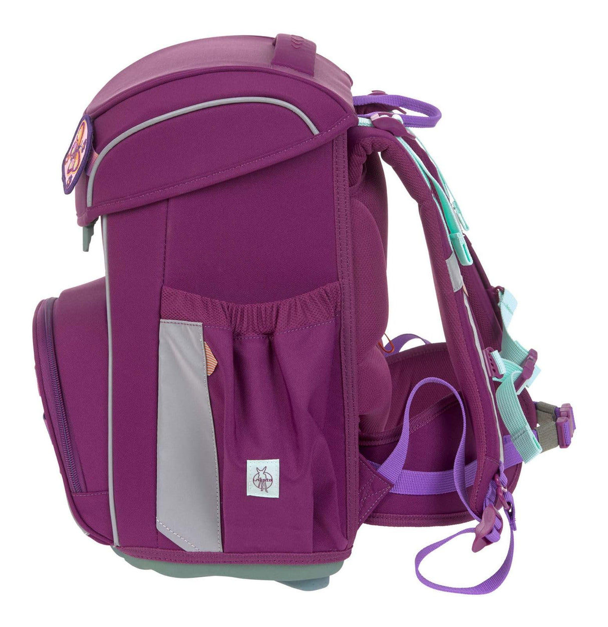 Lässig Set de Mochila Escolar de 7 Piezas para niños/School Set Slim Unique Lilac