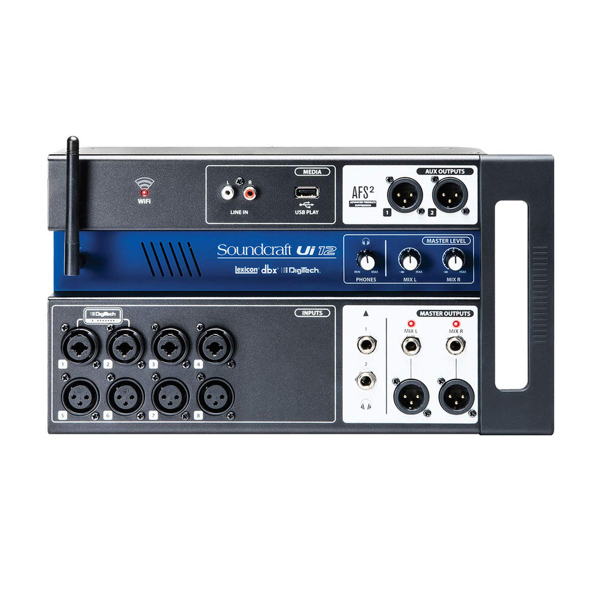 Souncratf Ui12 - Mezclador de 12 canales