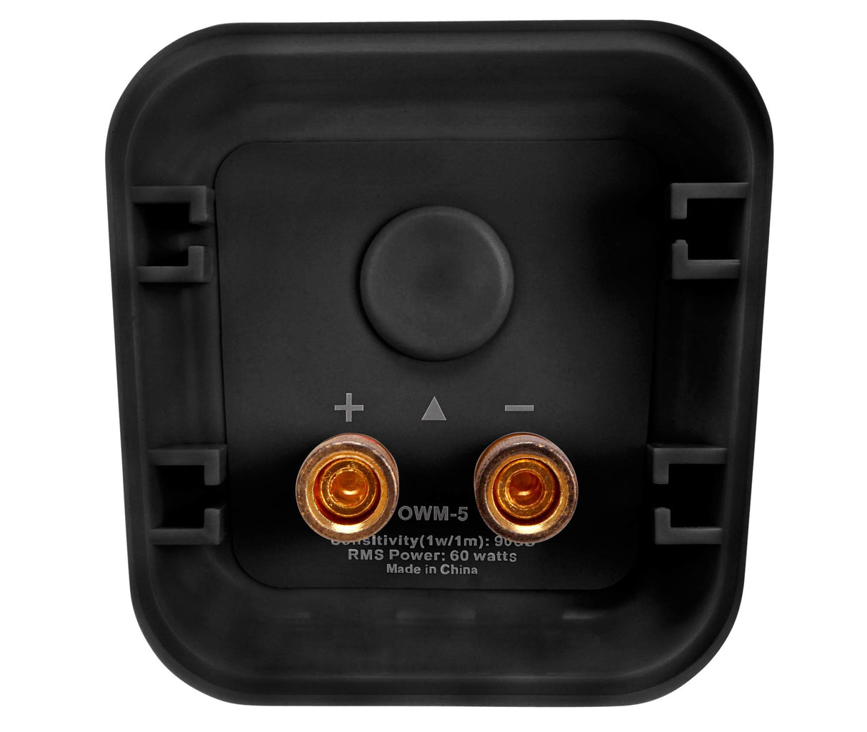 Pronomic OLS-5 BK Altavoz DJ PA Outdoor para jardín, terraza, Restaurante (80 vatios, Grado de protección IP56, 8 ohmios, woofer de 5,25") Negro