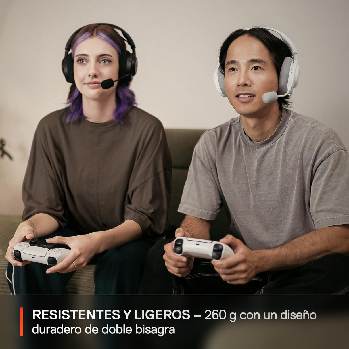 SteelSeries Arctis Nova 3P Wireless Auriculares Gaming multiplataforma - App - Batería 40h - Controladores magnéticos de neodimio - 2,4 GHz/Bluetooth - Micro extraíble - PS5, PS4, PC, Switch -Negro
