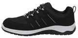 ELTEN Maddox Negro-Gris Low ESD S3S, Zapatos de Seguridad para Hombre, Ligero, Puntera de Acero, Material Superior: Textil, Forro Interior: Textil (Transpirable), Talla 46