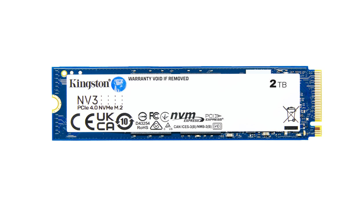 Kingston NV3 NVMe PCIe 4.0 SSD Interno 2TB M.2 2280-SNV3S/2000G