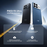XIAOMI POCO F8 Ultra Smartphone de 12+256GB Azul Denim Hypercharge 100W