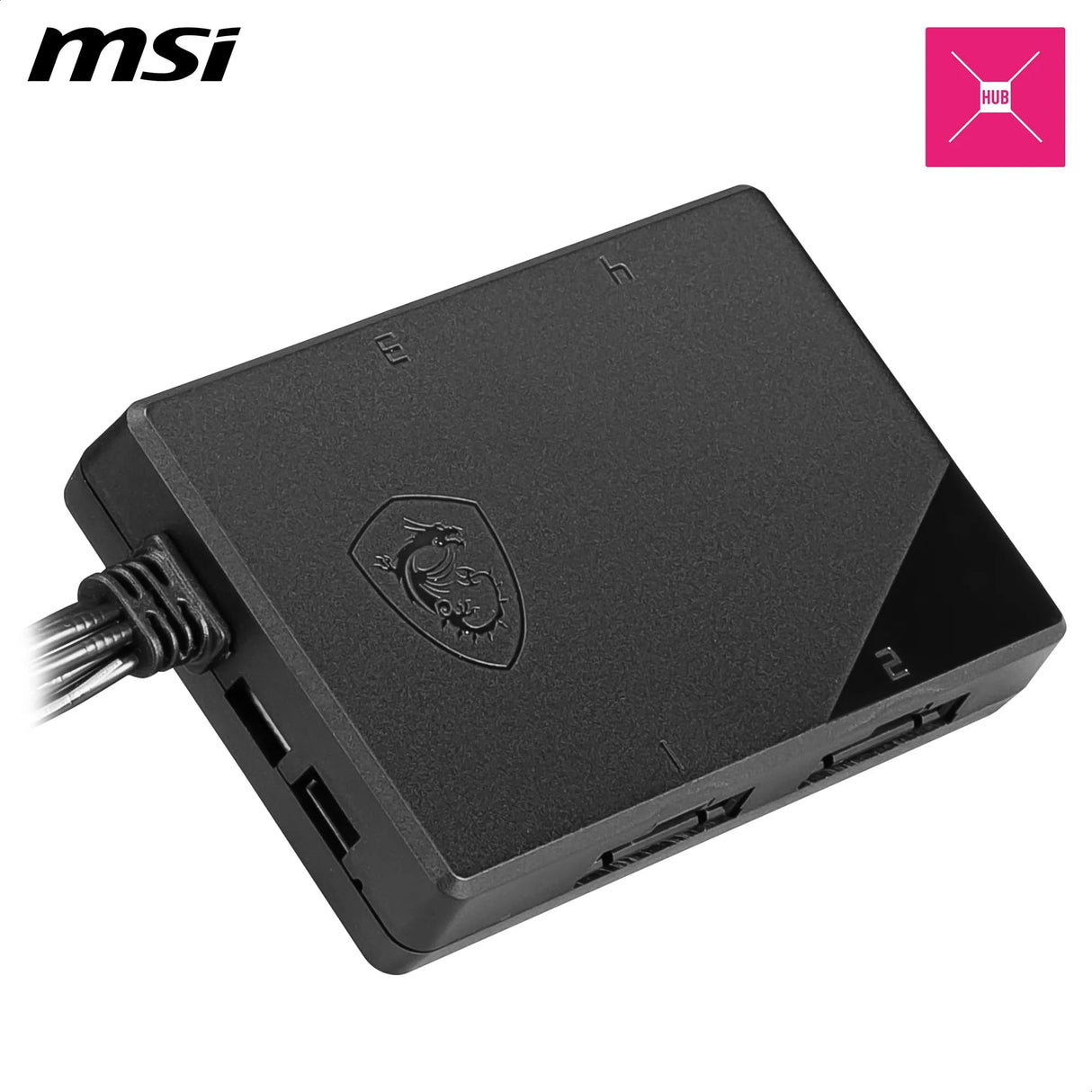 MSI Ventilador MPG EZ120 ARGB BLANCO - Ventilador ARGB de 120 mm, bloque de conector magnético patentado, conexión en cadena, rodamiento dinámico fluido con fijación de tuerca adicional, buje del
