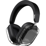 DEFUNC Mondo by Auriculares inalámbricos Over-Ear con Cable Opcional, 45 Horas de Tiempo de reproducción Activa, Bluetooth, Doble micrófono ENC y Controladores, Transparente