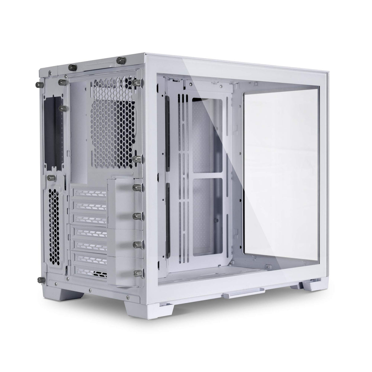 Lian Li O11 Dynamic Mini Snow Edition Midi-Tower Gaming-Caja, Caja Blanco páginasfenster