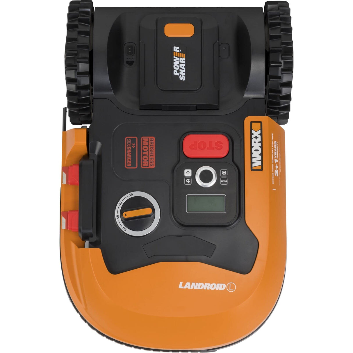 WORX Robot cortacésped Landroid L800 20V Máx. | para Superficies de hasta 800m2 | WR148E | Navegación Inteligente | Desnivel hasta 35% | Control Remoto | Cut to Edge 2,6 cm del Borde