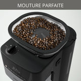 Krups Grind and Brew KM8328 cafetera de filtro con molinillo, 1.25 L, 10 - 15 tazas, cafetera automática, molinillo cónico, café en grano, café molido, panel de control digital LED