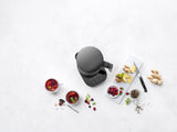 ZWILLING ENFINIGY Hervidor de agua Pro con ajuste de temperatura, Filtro antical de acero inoxidable y función mantener en caliente, 1850 W, 1,5 l, Negro