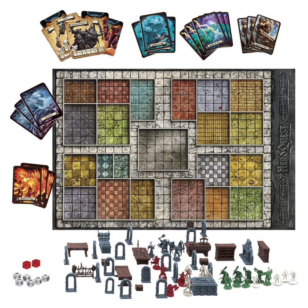 Hasbro Gaming Avalon Hill - Sistema de Juego HeroQuest - Juego de Aventuras en Mazmorras para 2 a 5 Jugadores a Partir de 14 años