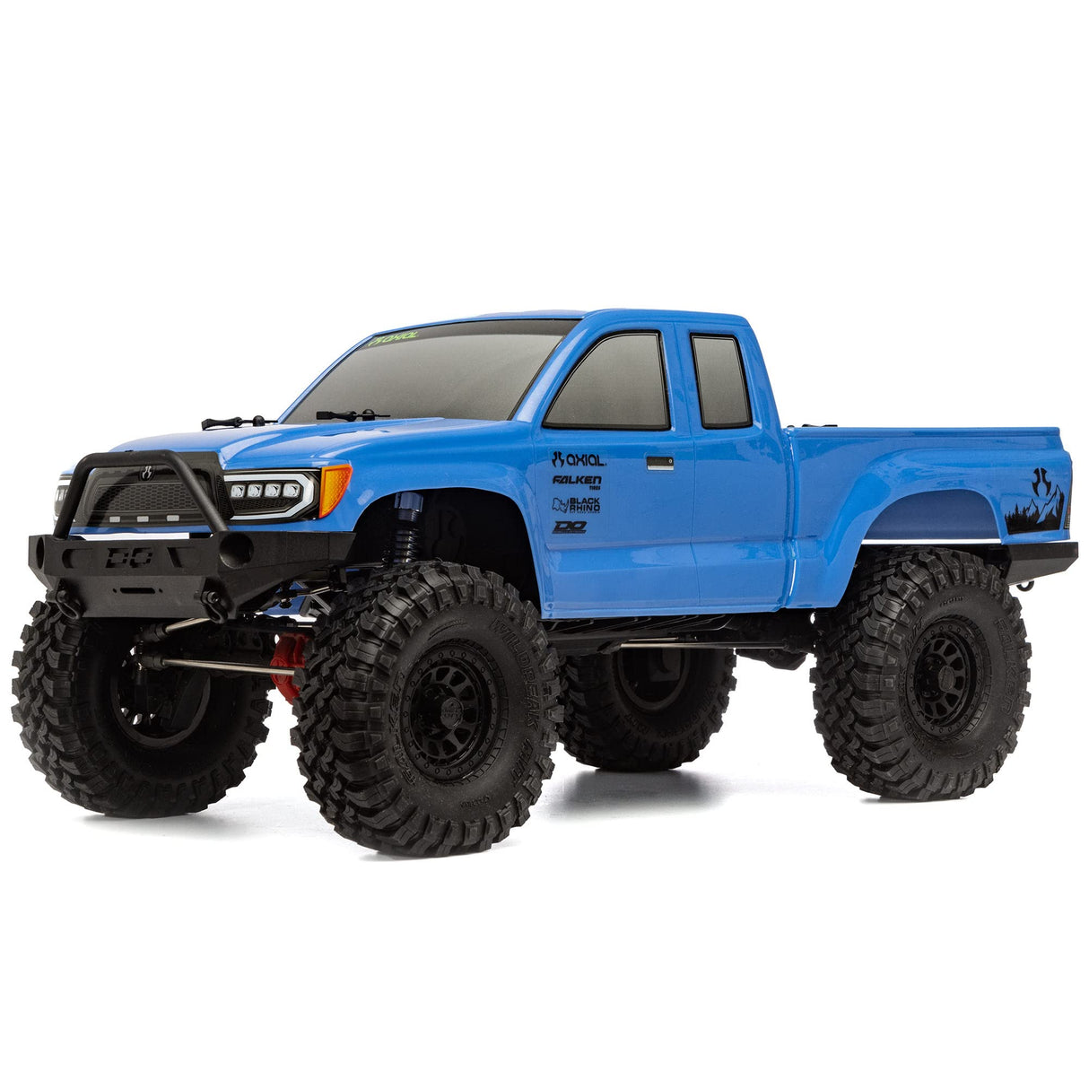 Axial RC Truck 1/10 SCX10 III Base Camp 4WD Rock Crawler RTR Cepillado (batería y Cargador no incluidos), Azul, AXI03027T1