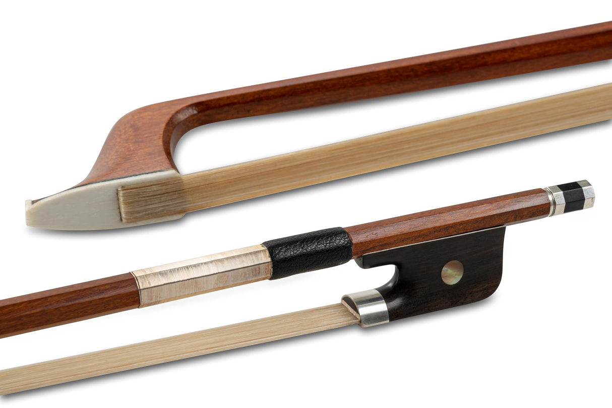 Arco de violonchelo GEWA de madera de pernambuco 4/4, mejor calidad, varilla angular, estampado "Liuteria".
