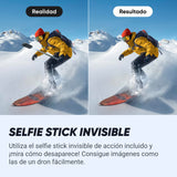 Insta360 X4 Paquete de Snowboard - Cámara de acción Impermeable 8K 360, Vídeo 4K Gran Angular, Efecto Selfie Stick Invisible, Protectores de Lente Extraíbles, 135 Min Batería, Edición IA