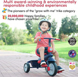smarTrike Swirl Triciclo de bebé 4 en 1, Rojo Marino