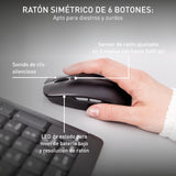 CHERRY STREAM DESKTOP RECHARGE, Pack de Teclado y Ratón Inalámbricos, Distribución de Teclado Suizo (QWERTZ), Radiofrecuencia 2,4 GHz, Teclas Silenciosas, Recargable, negro