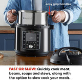 Instant Pot Pro Olla a Presión Eléctrica Multifunción 10 en 1, Cocción Lenta, Arrocera, Vaporera, Yogurtera, Sartén para Saltear, Esterilizador y Al vapor – Acero Inoxidable, 1200 W – 5,7 L, Negro