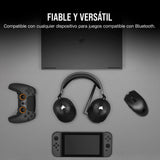 Corsair HS55 WIRELESS CORE Auriculares Ligeros para Juegos - Micrófono Omnidireccional - Transductores de Neodimio - Alcance de Hasta 15 Metros - iCUE - PC, PS5, PS4, Nintendo Switch - Carbono