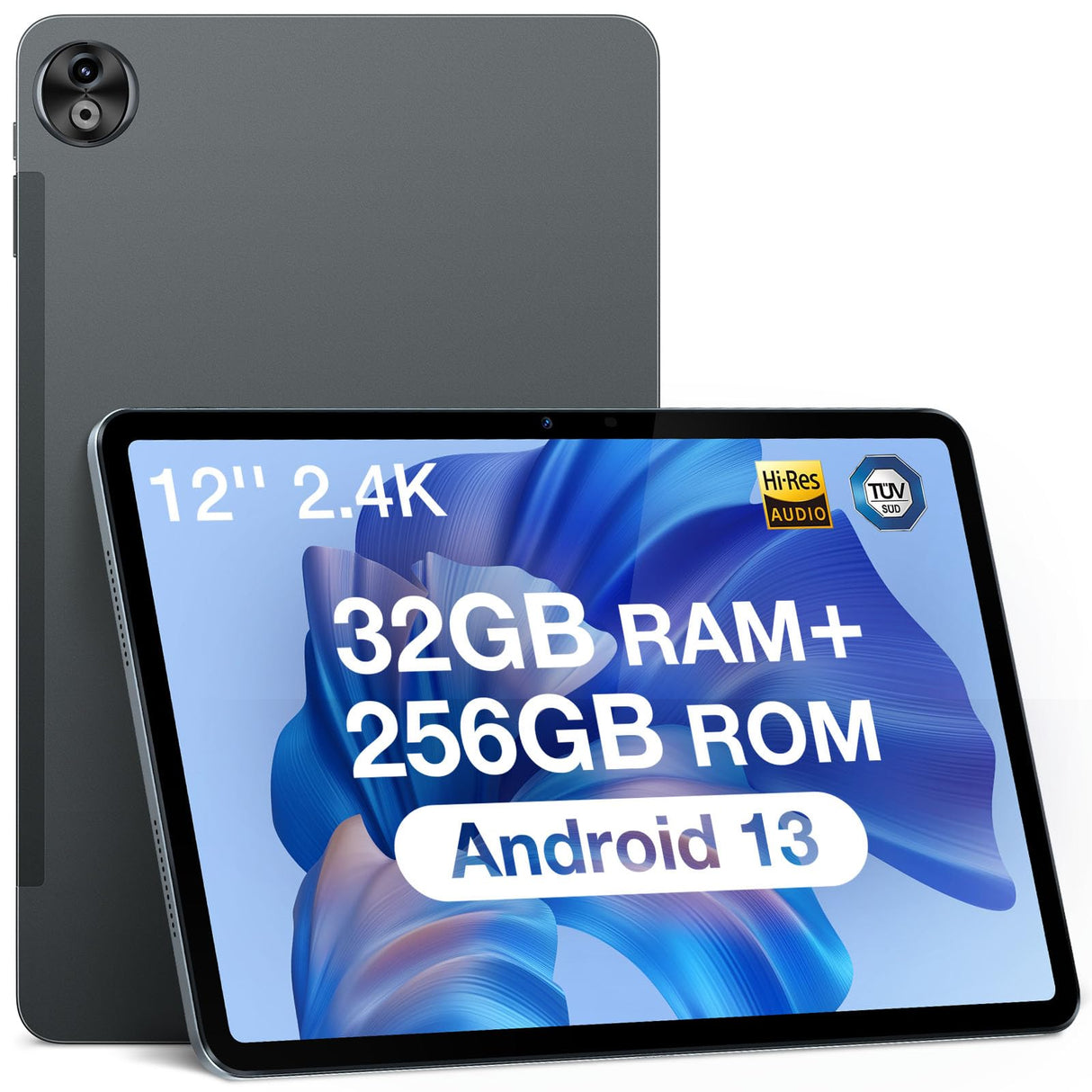 DOOGEE T20 Ultra Tablet Android 13, 12 Pulgadas, 32 GB + 256 GB (TF 2TB) Helio G99 Octa-Core Tablet Táctil, 10800mAh, Pantalla 2.4K, 16MP+8MP, 4G LTE /5G WiFi Tablet Gaming, GMS/GPS/Widevine L1