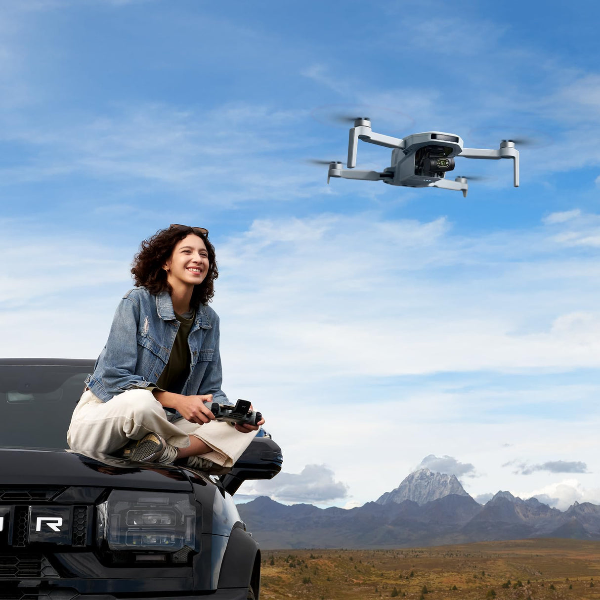 Potensic ATOM 2 Dron con Cámara para Adultos, Video 4K/Foto 8K, <249g, Gimbal 3 Ejes, Transmisión 10KM, Seguimiento AI, Grabación Vertical, AI Noche Shot, QuickShots, 96 Min de Vuelo Fly More Combo
