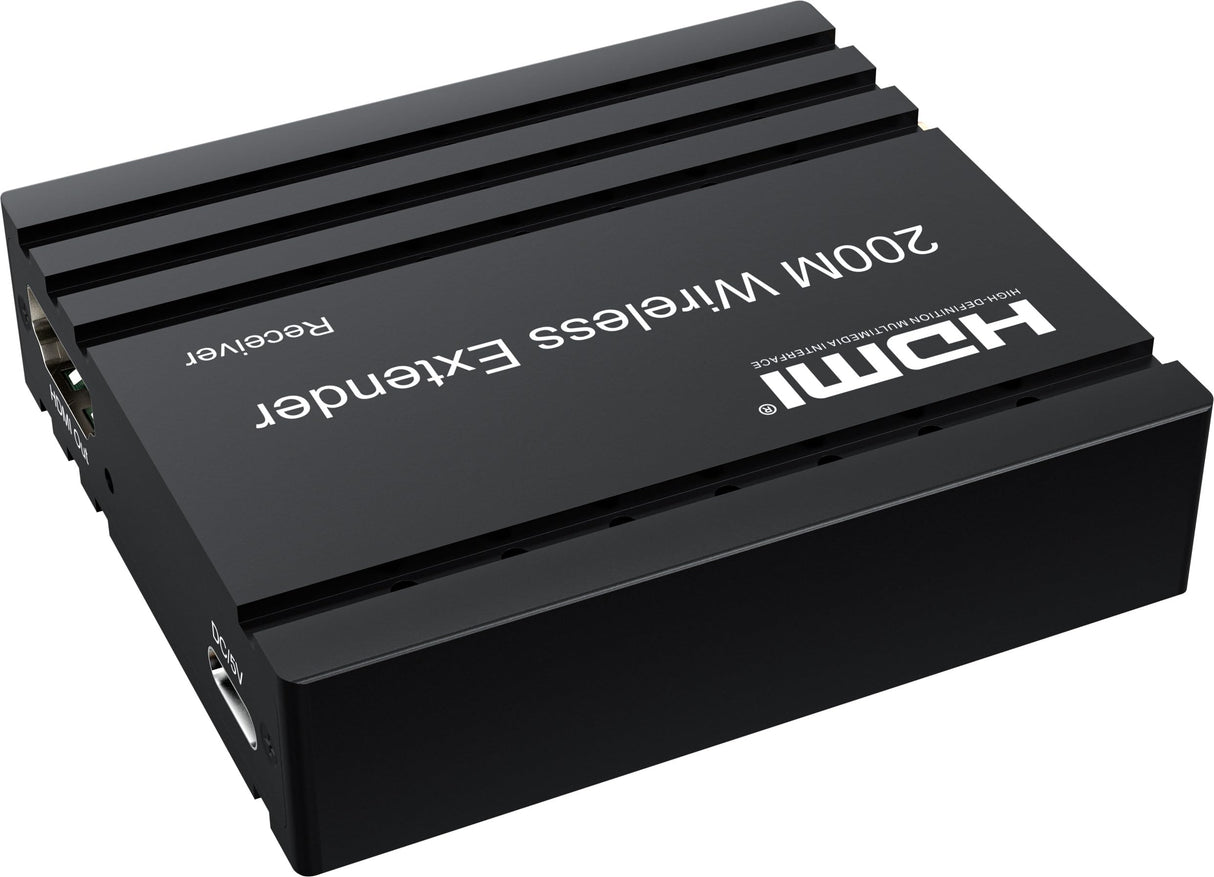 PremiumCord HDMI Extensor Inalámbrico Hasta 200m, Full HD 1080p, HDMI 1.3, HDCP 1.4/2.2, Carcasa Metálica