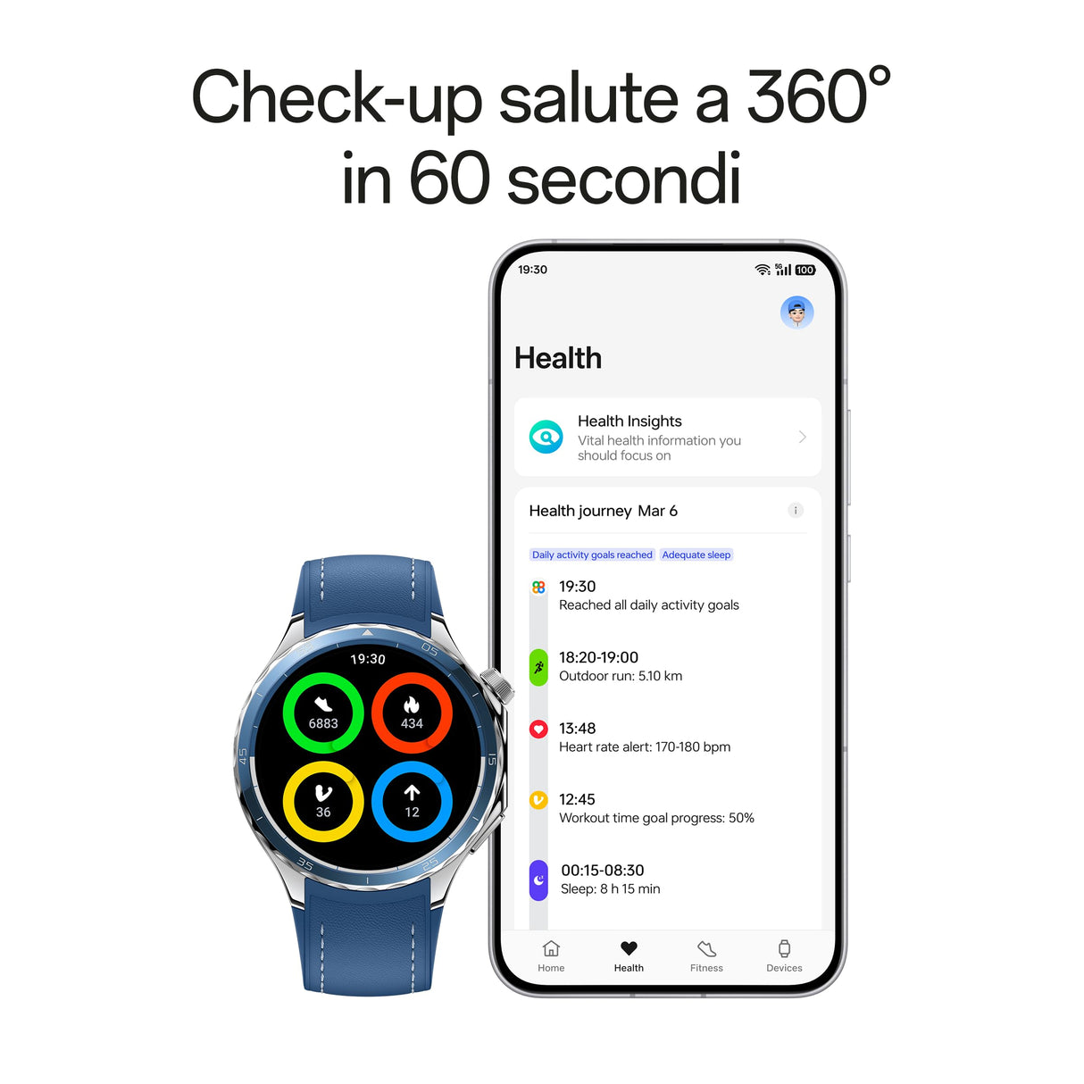 OPPO Watch X2 Smartwatch – Pantalla AMOLED 1.5” | Batería hasta 16 días | Google Apps & Wear OS | ECG, SpO2 & 100+ deportes | Resistente IP68 & 5ATM - Azul
