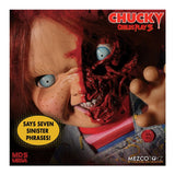 Chucky Pizza Face Talking Fig. 38 cm Chucky MDS Mega Scale re-Run