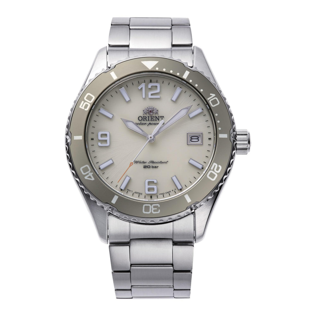 Orient Reloj Deportivo RA-WJ0003S10B, Blanco Crema., Deportes
