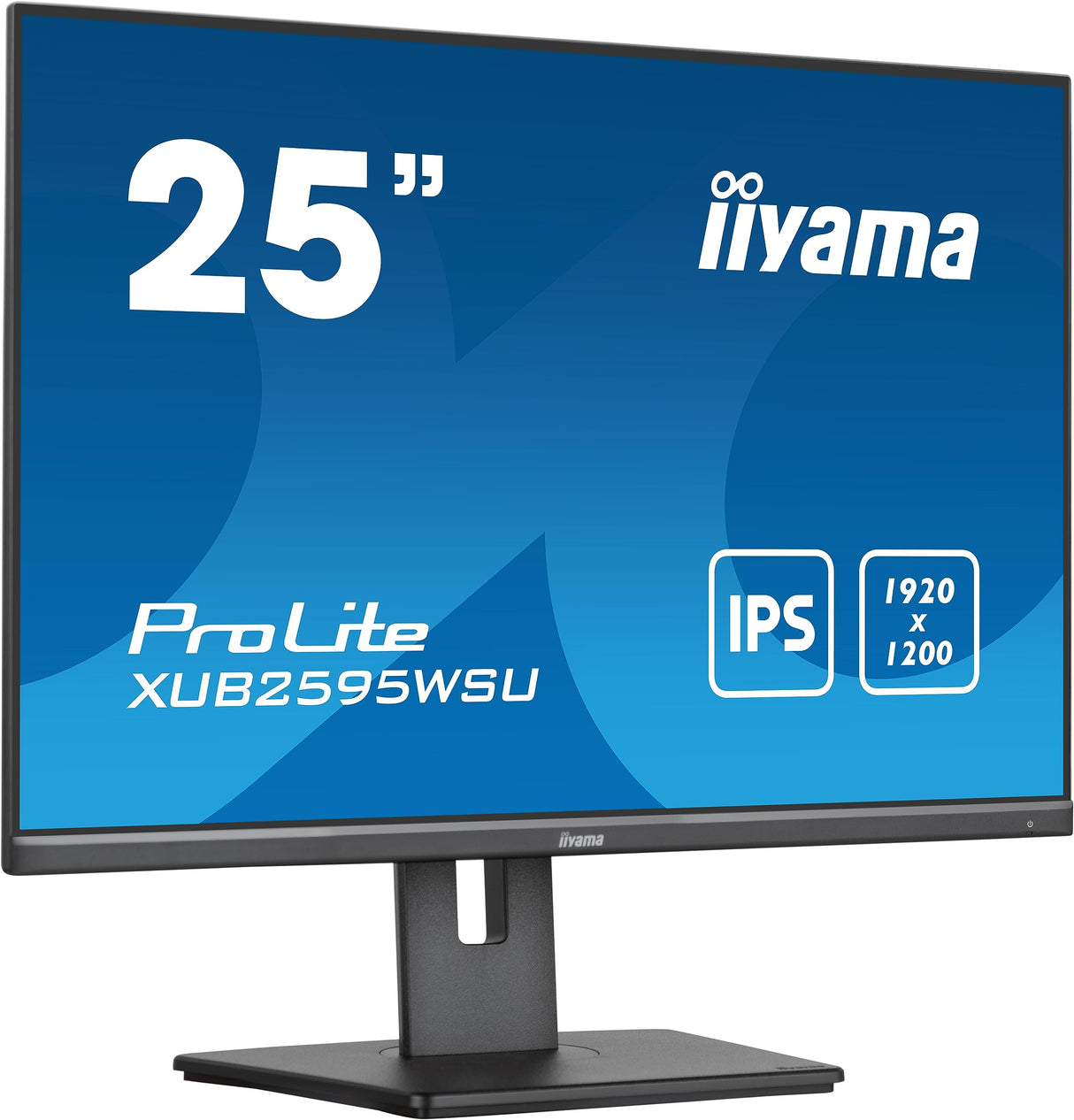 iiyama XUB2595WSU-B5 25" Panel IPS, 1920x1200, 300cd/m², VGA, HDMI, DisplayPort, 4ms, Altavoces, USB HUB (2x2.0), 15cm Regulable en Altura, Pivotante