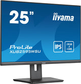 iiyama XUB2595WSU-B5 25" Panel IPS, 1920x1200, 300cd/m², VGA, HDMI, DisplayPort, 4ms, Altavoces, USB HUB (2x2.0), 15cm Regulable en Altura, Pivotante