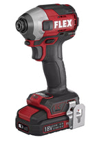 Flex 520764 - Llave de impacto inalámbrica (18 V, ID 1/4", 18,0-EC-HD, sin batería, con expulsión de bits, taladro con motor sin escobillas, alta eficiencia, larga vida útil)