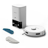 Rowenta X-plorer Serie 75 S+ RR8587 Robot aspirador autovaciado 4,1 L con mapeo, cámara y láser, para mascotas y alergias, compatible con smartphones y asistentes de voz, 2 mopas estándar
