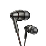 1MORE Auriculares Intrauditivos Quad Driver, Auriculares de Alta Resolución con Graves Cálidos, Mic Incorporado y Control in Línea, Compatibles con Teléfonos/ PC / Tableta, Gris Espacial