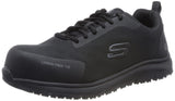 Skechers Ulmus SR Safety Toe, Zapatillas Hombre, Black/Charcoal, 46 EU