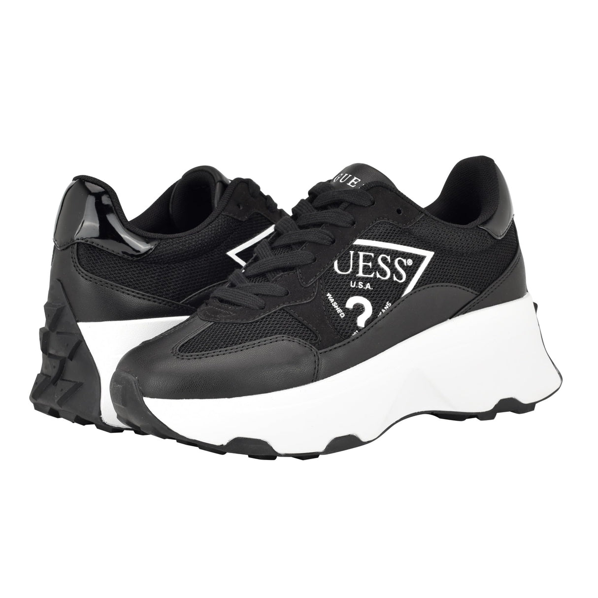 Guess Women's CALEBB Sneaker, Black, 8