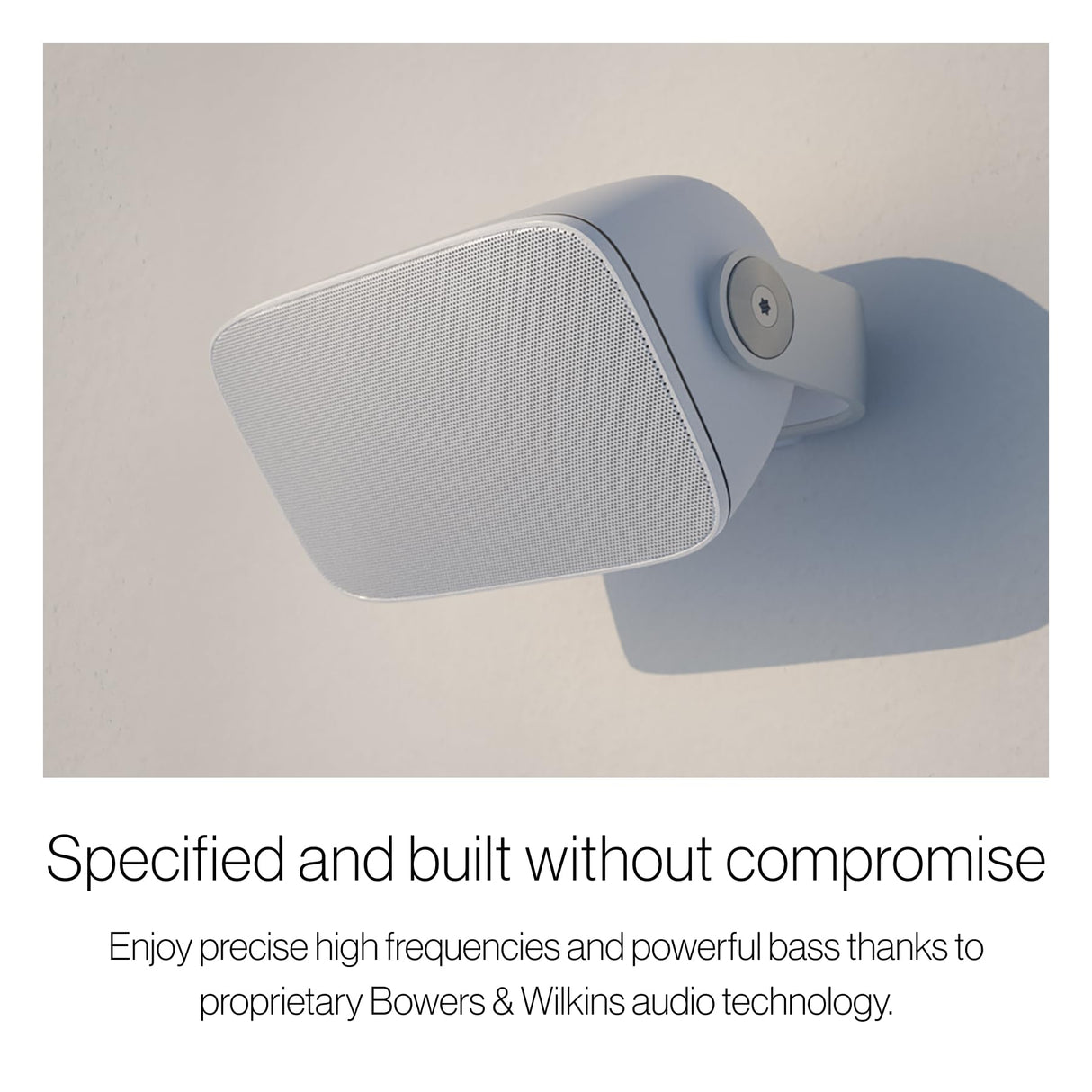 Bowers & Wilkins Altavoz Am-1 Blanco (2 vías, 1.0 Canales, cableado, 46-50000Hz, 8 ohmios, Blanco)