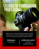 Canon Objetivo RF 45mm F1.2 STM - Objetivo Fijo con Apertura Superrápida f/1.2 | Ligero Fotografía de Retrato | Compatible con Cámaras Canon del Sistema EOS R