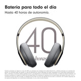 Beats Studio Pro - Auriculares inalámbricos Bluetooth con cancelación de Ruido - Audio Espacial Personalizado, compatibilidad con Apple y Android - Gris Arena