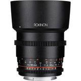 Rokinon Cine DS DS85M-NEX 85 mm T1.5 AS IF UMC Lente de Marco Completo Cine para Sony E Mount