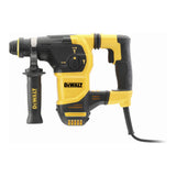 DEWALT D25333K-QS - Martillo Perforador SDS-Plus 30 mm, 950W, 3.5 J, 0-1,150 rpm, 0-4,300 IPM, Sistema de Control de Vibración, Incluye Maletín de Transporte, Empuñadura y Tope de Profundidad