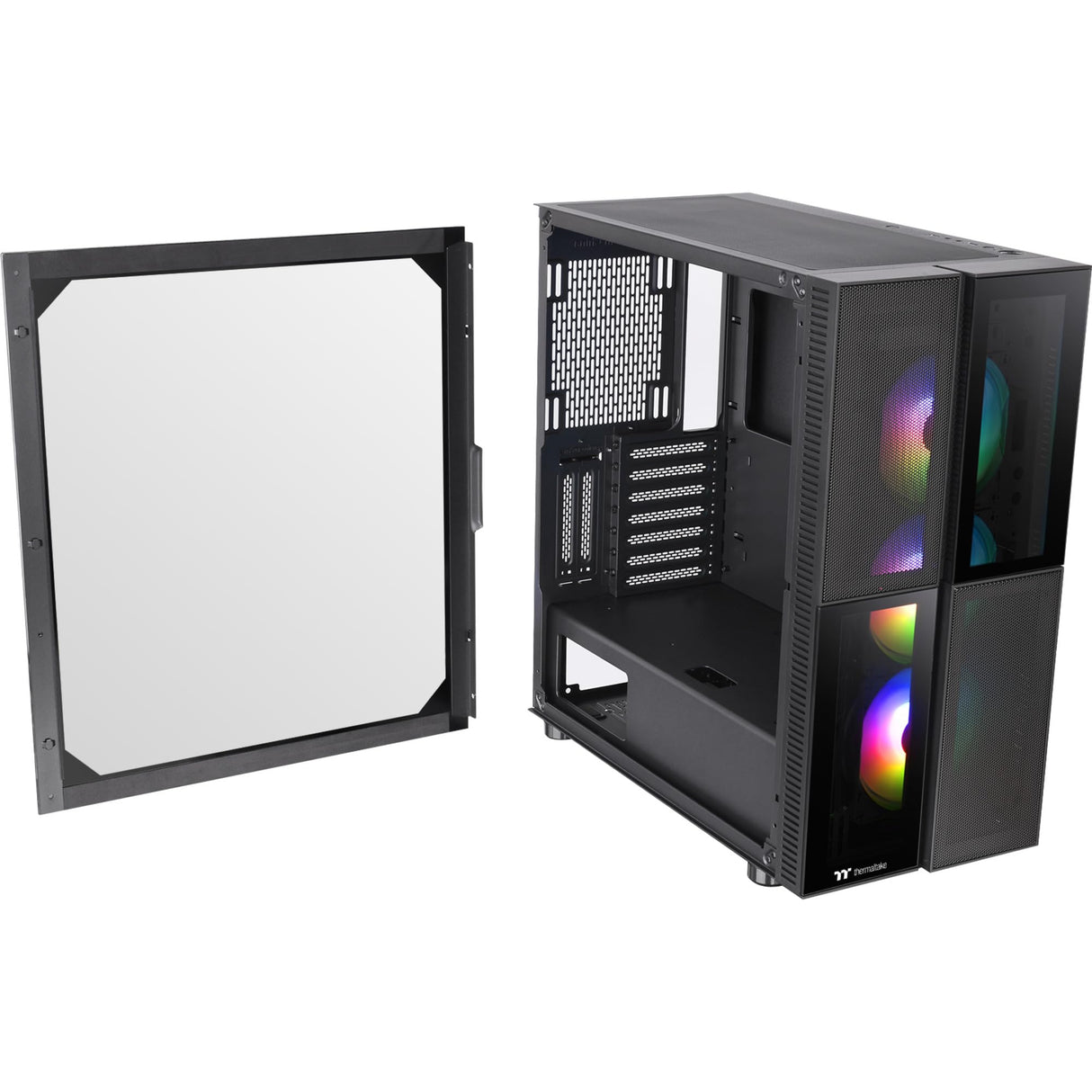 Thermaltake Versa T26 ARGB | Mid-Tower-ATX-PC-Chassis | PC-Case | 4mm Tempered-Glass | Black