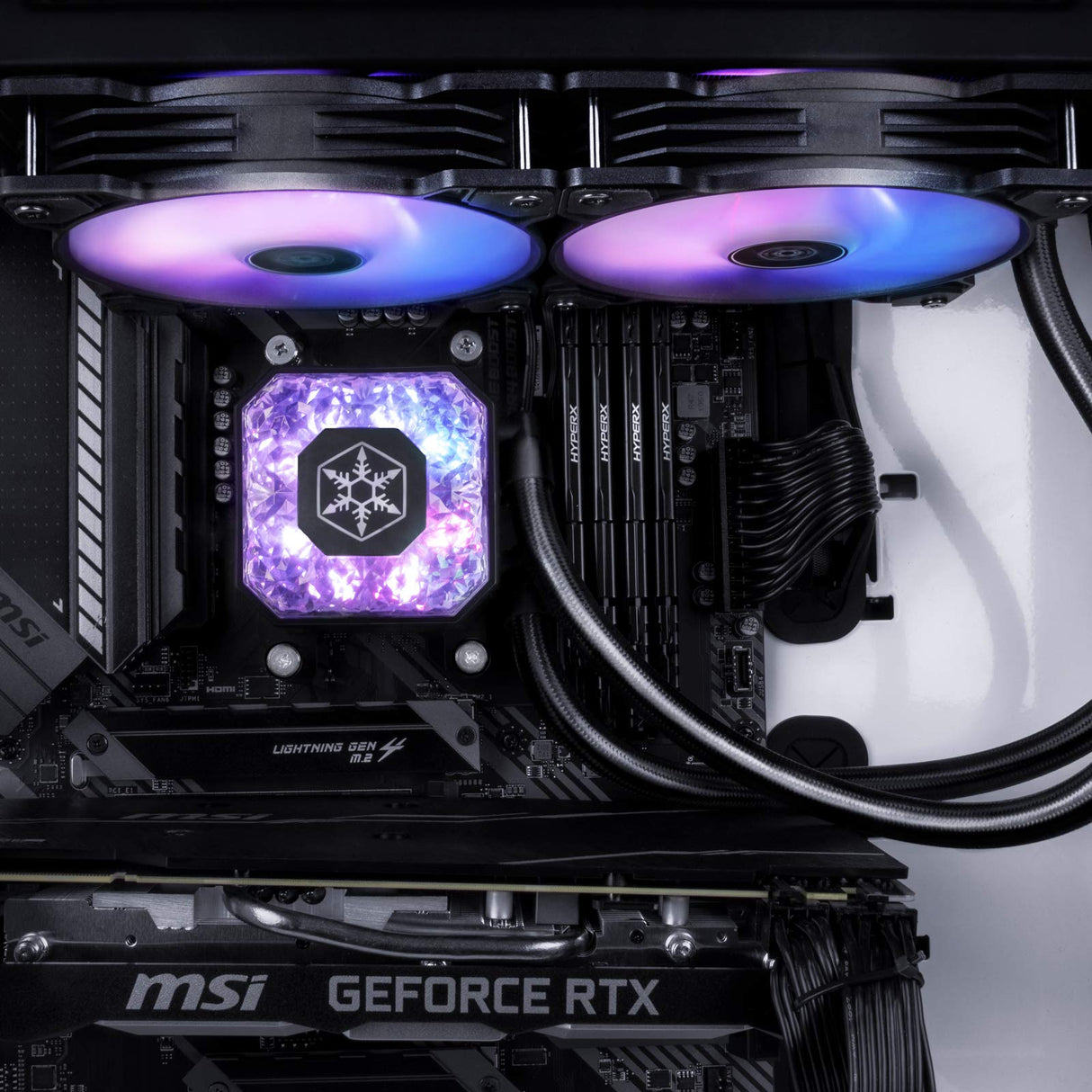 Silverstone IceGem 280 Komplett-Wasserkühlung, ARGB - 280 mm