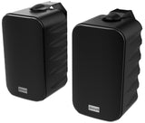 Audibax Delta 42 BT Black Pareja de Altavoces Bluetooth – Altavoces Activos de Alto Rendimiento para Pared – Compatible con Bluetooth - Alto Rango de Frecuencia (90Hz-20kHz) - Sonido Envolvente